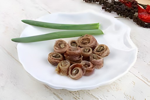 ROLAND ROLLED ANCHOVY FILLETS WITH CAPERS 0.25 Lbs