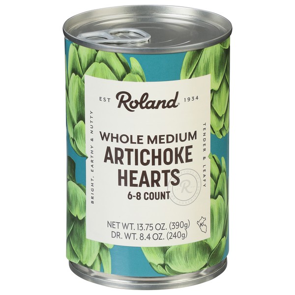 ROLAND ARTICHOKE HEARTS WHOLE MEDIUM 0.81 Lbs