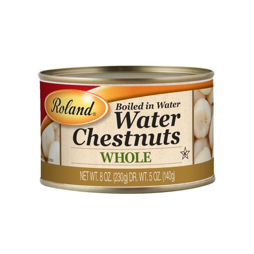 ROLAND WATER CHESTNUTS WHOLE 0.5 Lbs