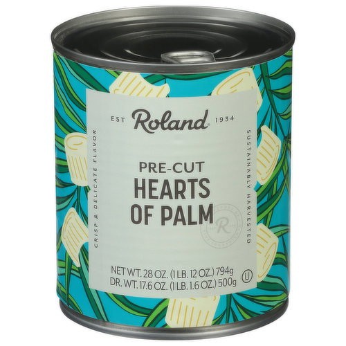 ROLAND HEARTS OF PALM PRE CUT 0.88 Lbs