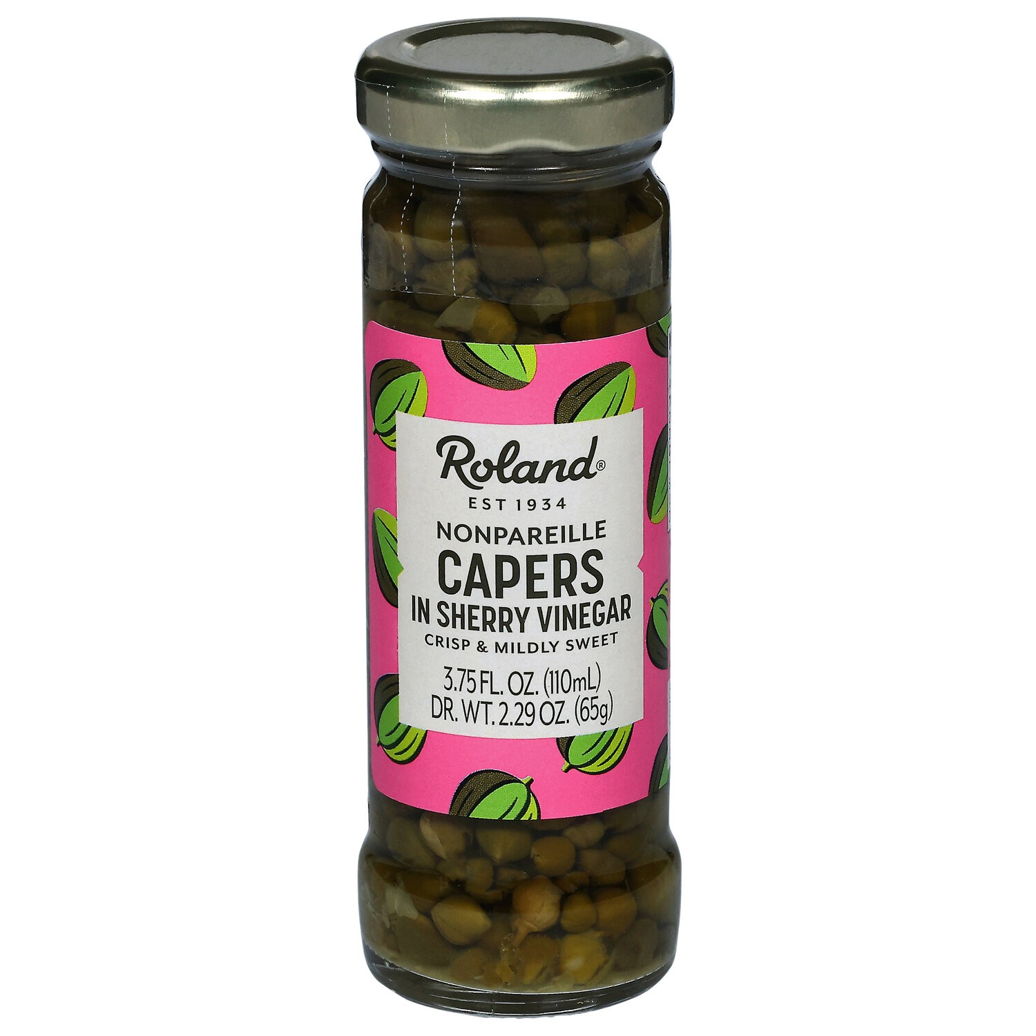 ROLAND NON PAREIL CAPERS IN SHERRY VINEGAR 0.19 Lbs