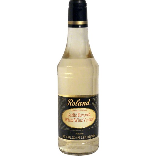 ROLAND GARLIC FLAVOR WHITE WINE VINEGAR 1 Lbs