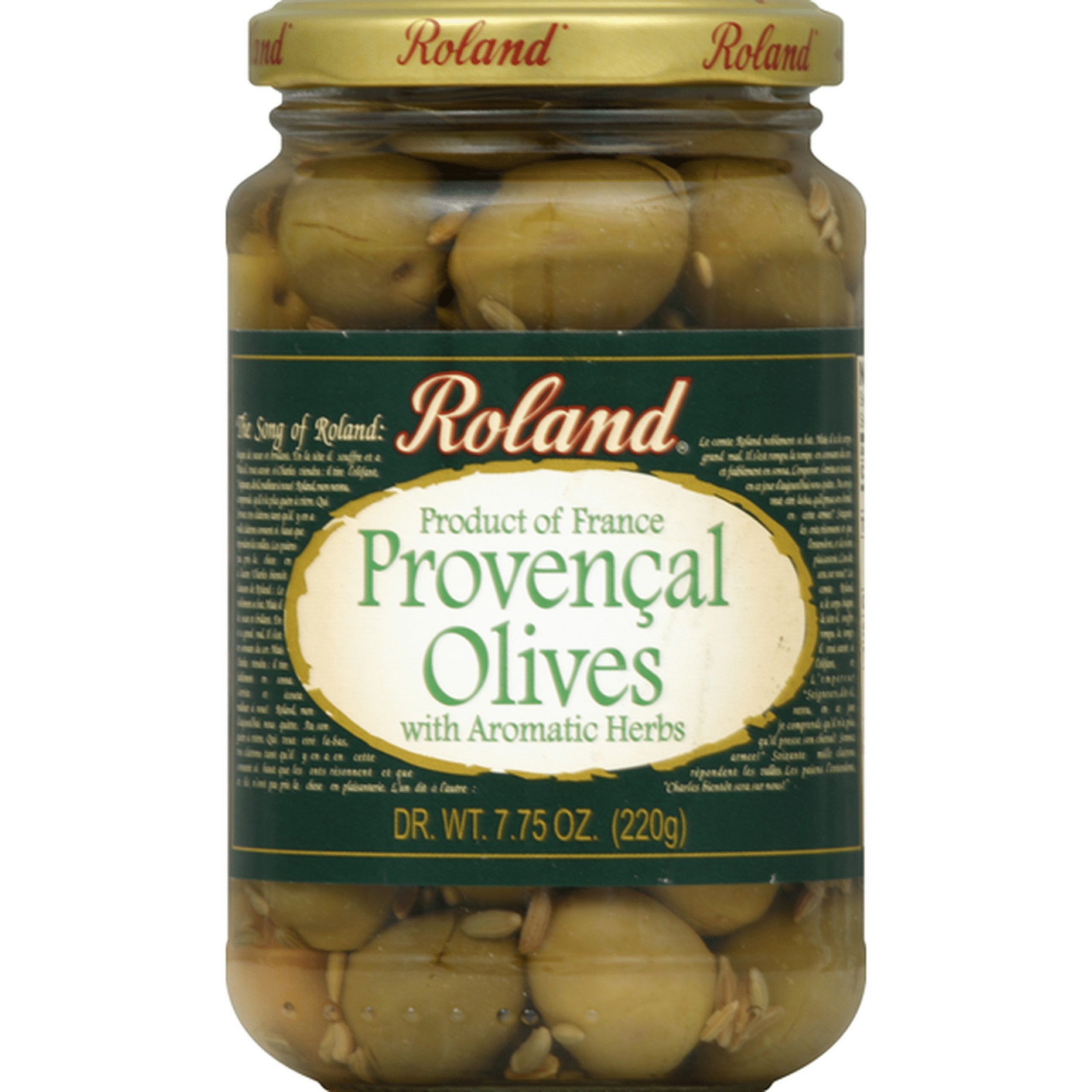 ROLAND PROVENCAL OLIVES WITH AROMATIC HERBS 0.44 Lbs