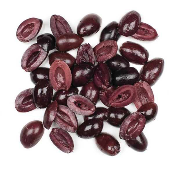 ROLAND HALVED KALAMATA OLIVES 0.44 Lbs