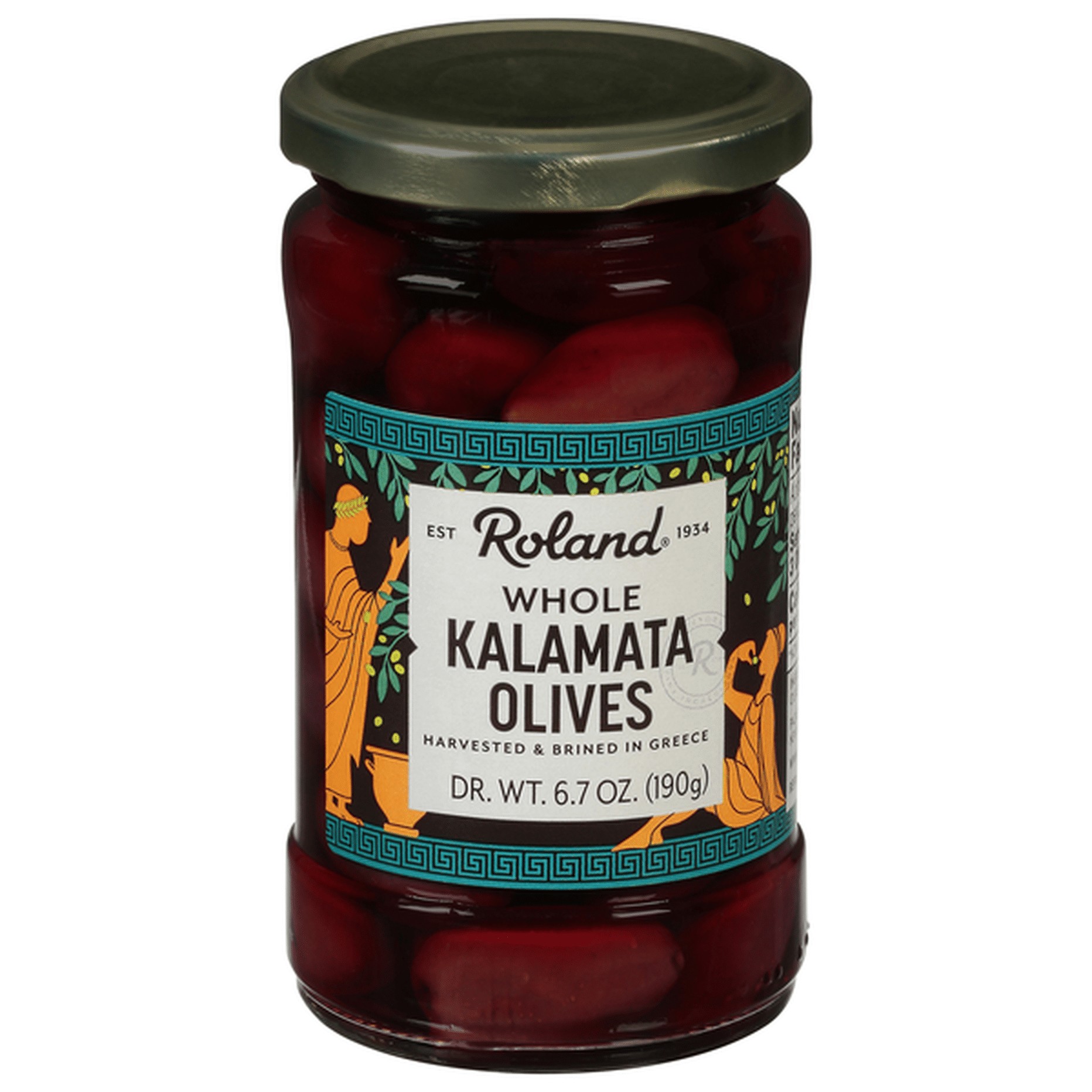 ROLAND WHOLE KALAMATA OLIVES 0.38 Lbs