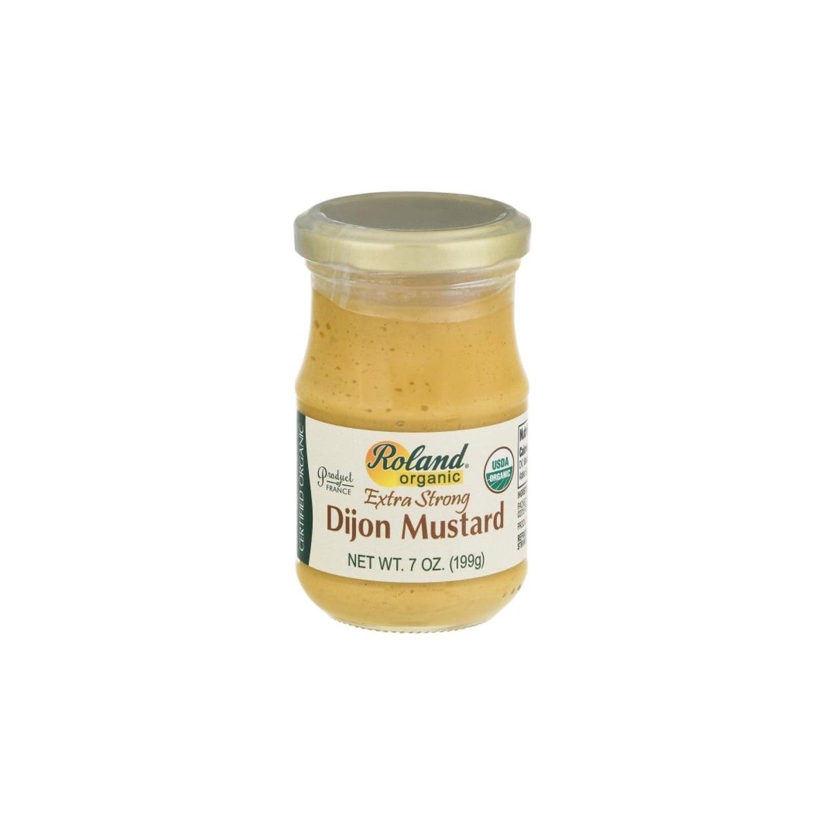 ROLAND ORGANIC EXTRA STRONG DIJON MUSTARD 0.44 Lbs