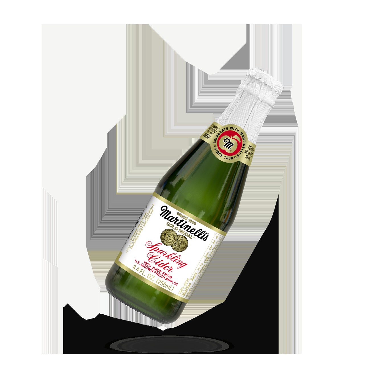 Martinellis Gold Medal Sparkling Cider 100% Juice 8.4 OZ