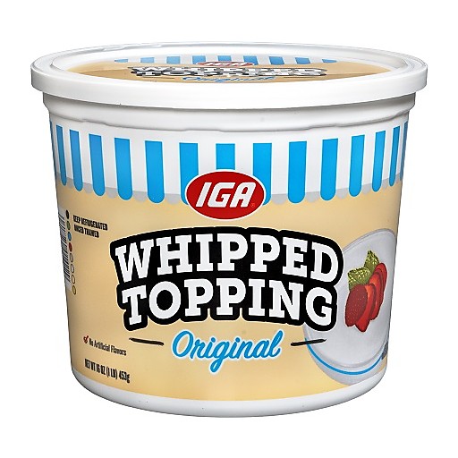 WHIP TOPPING                             1 OZ