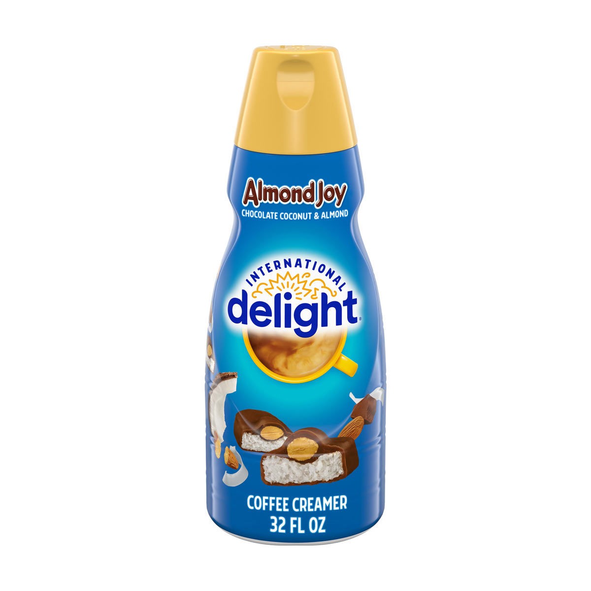INT`L D ESL ALMOND JOY CREAMER 32 OZ