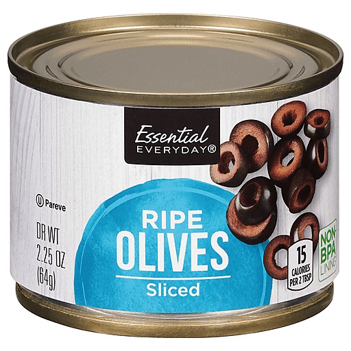 ESSN. EVERYDAY OLIVES SLICED 2.25 OZ