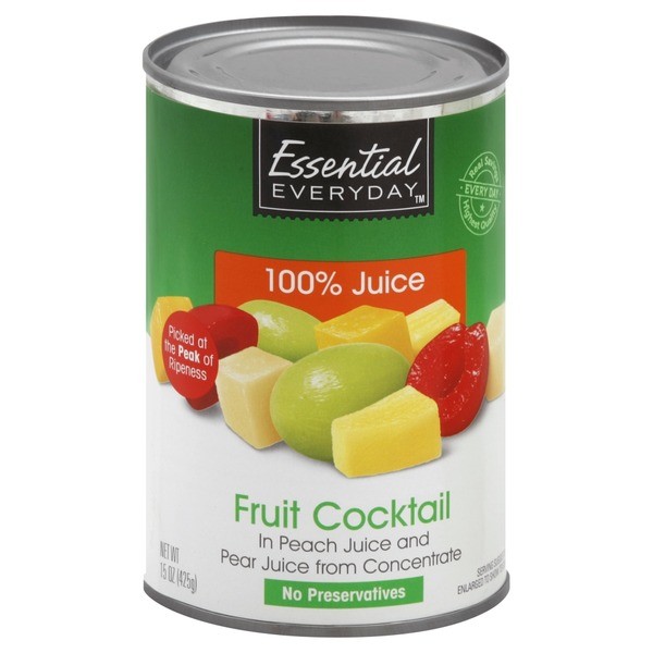 EVERYDAY ESSEN. FRUIT COCKTAIL 15.25 OZ