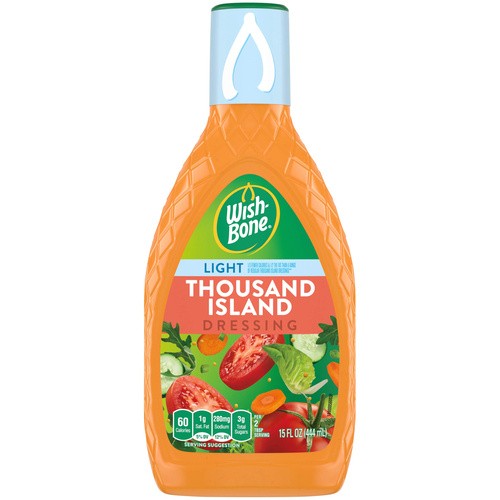 WISHBONE LIGHT 1000 ISLAND 15 OZ