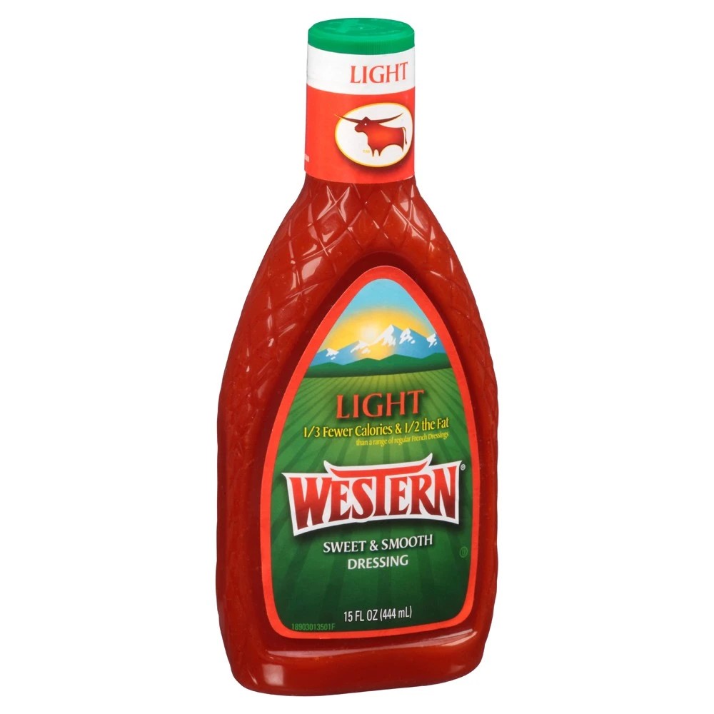 WESTERN LIGHT FRENCH DRESSING            15 OZ