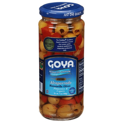 GOYA PITTED ALCAPARRADO OLIVES 7 OZ