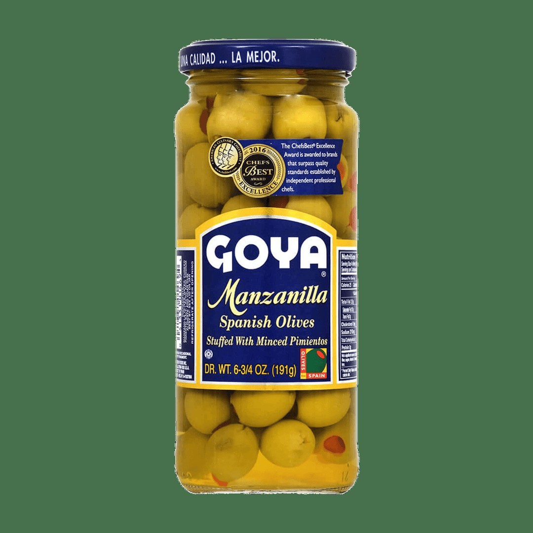 Manzanilla Olives Stuffed With Minced Pimientos 191 GM