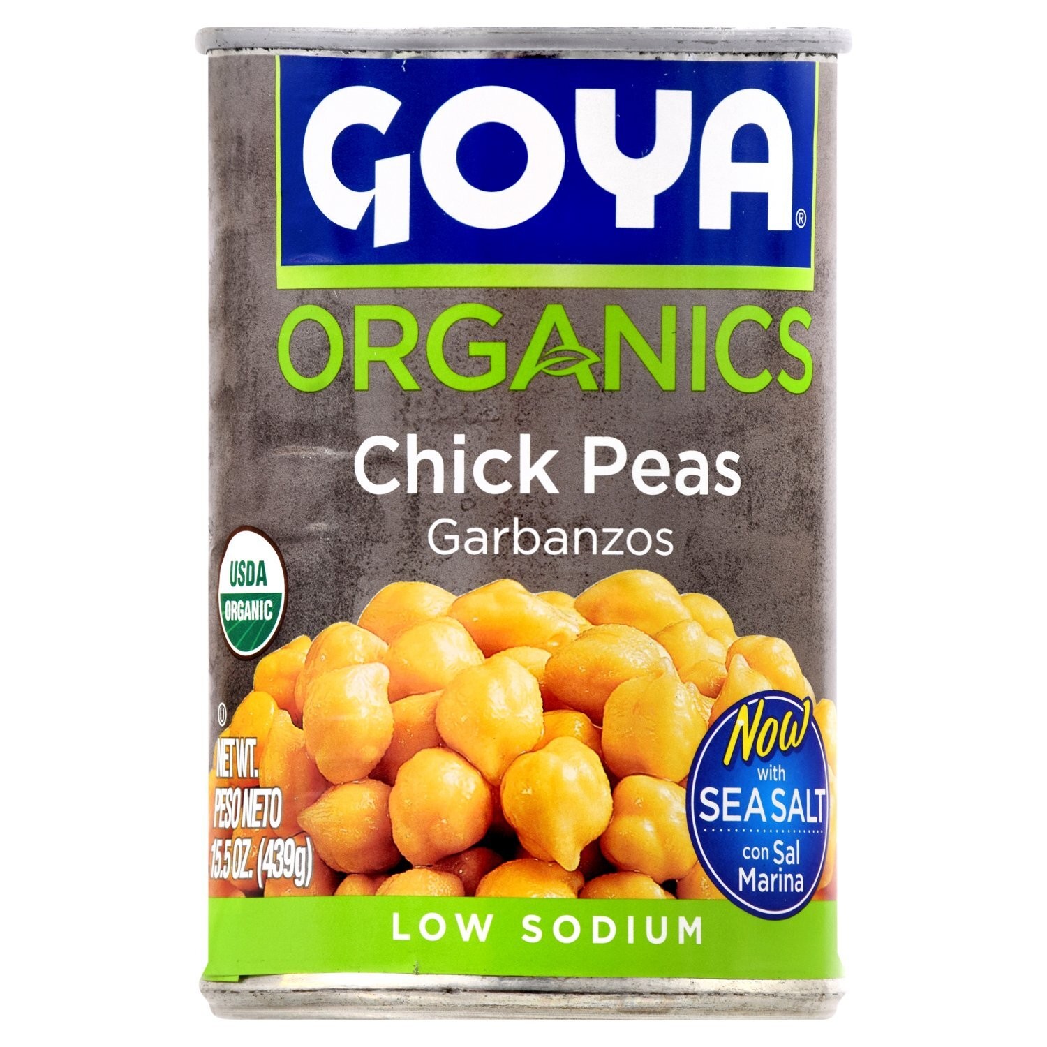 GOYA ORG CHICK PEAS 15.5 OZ