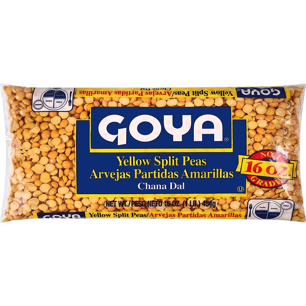 GOYA YELLOW SPLIT PEAS 1 LBS