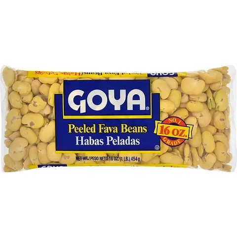 GOYA PEELED FAVA BEANS 1 LBS