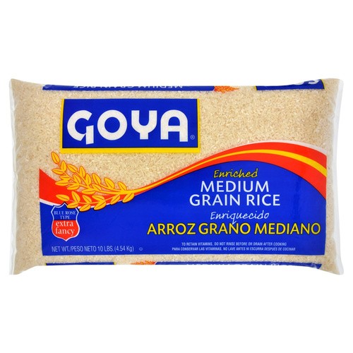 GOYA MEDIUM GRAIN RICE 10 LBS
