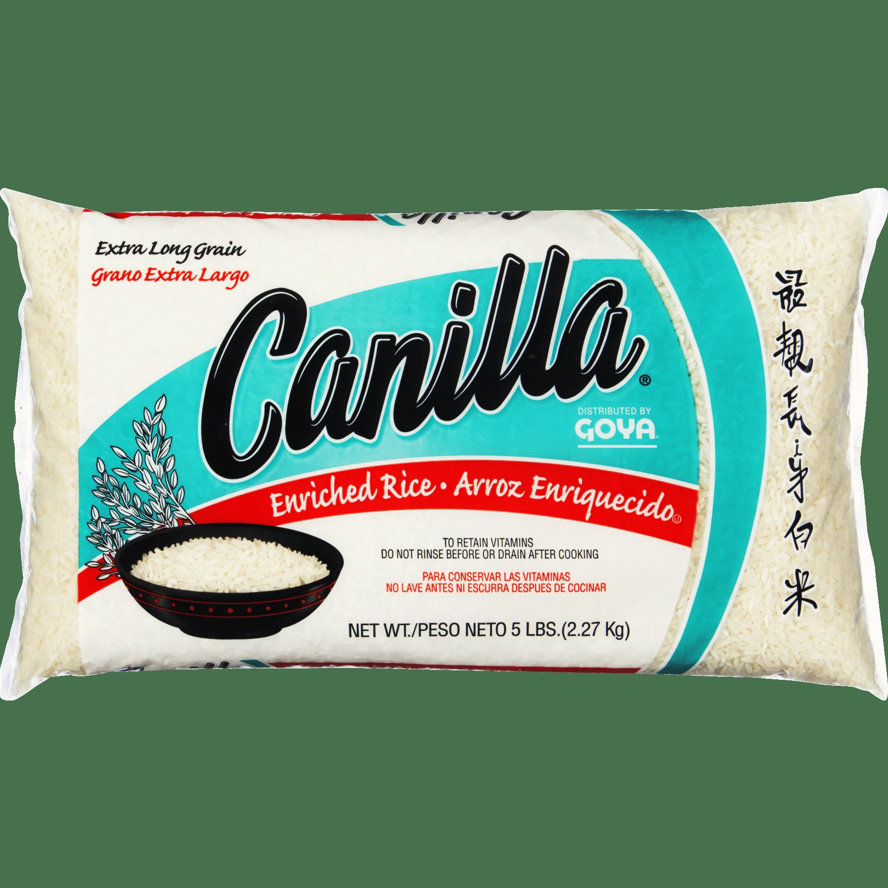GOYA LONG GRAIN CANILLA RICE 5 LBS