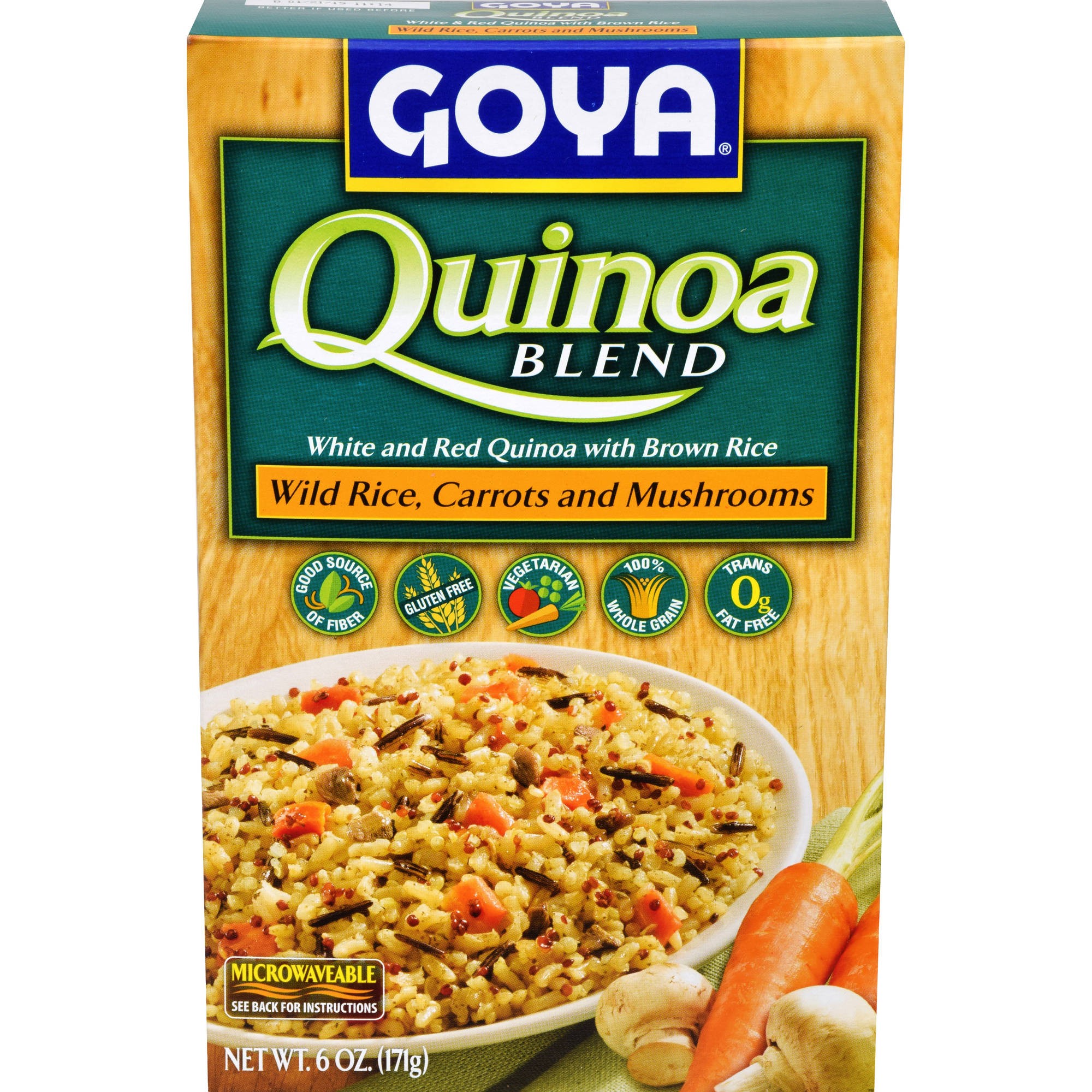 GOYA QUINOA BLEND WILD RICE CARROTS 6 OZ