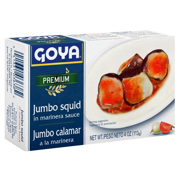 GOYA JUMBO SQUID MARINERA SAUCE 4 OZ