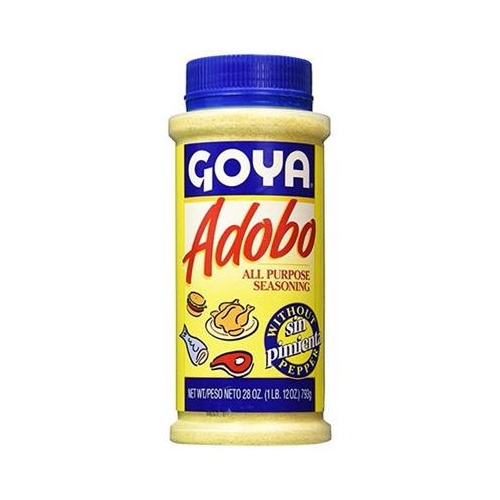 GOYA ADOBO WITHOUT PEPPER                28 OZ