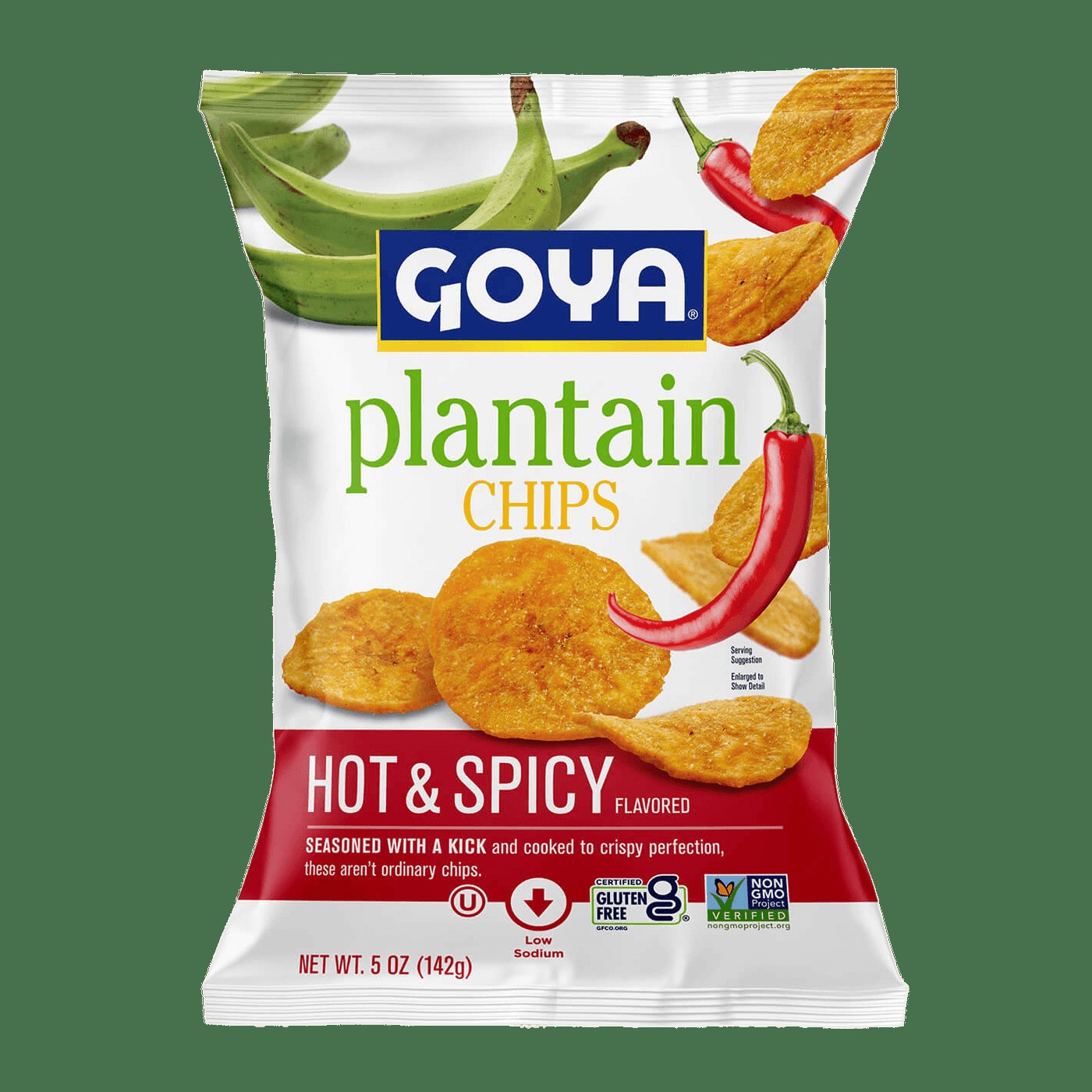 GOYA PLANTAIN CHIPS HOT N SPICE 5 OZ