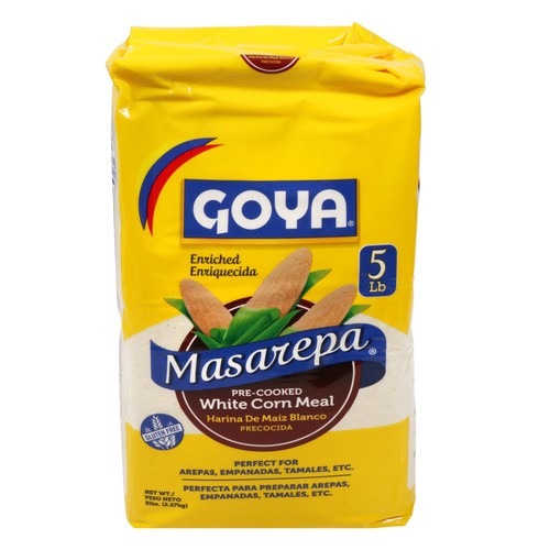 MASAREPA WHITE CORN MEAL                 5 LBS