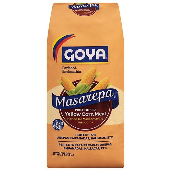 GOYA MASAREPA YELLOW CORN MEAL 35 OZ