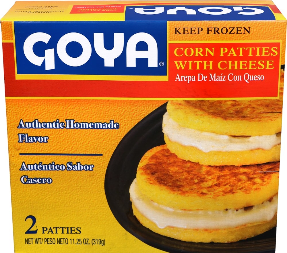 GOYA CORN PATTIES WITH CHEESE 11.25 OZ