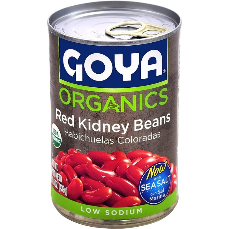 GOYA RED KIDNEY BEANS LOW SODIUM 0.94 Lbs