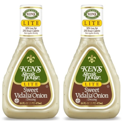 KENS LT VID ONION 16 OZ