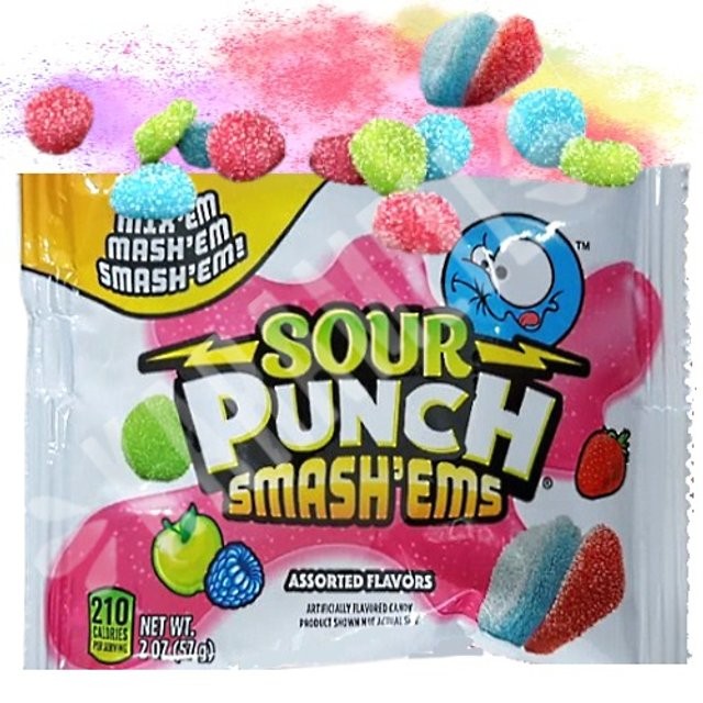 SOUR PUNCH SMASH'EMS 1 PACK