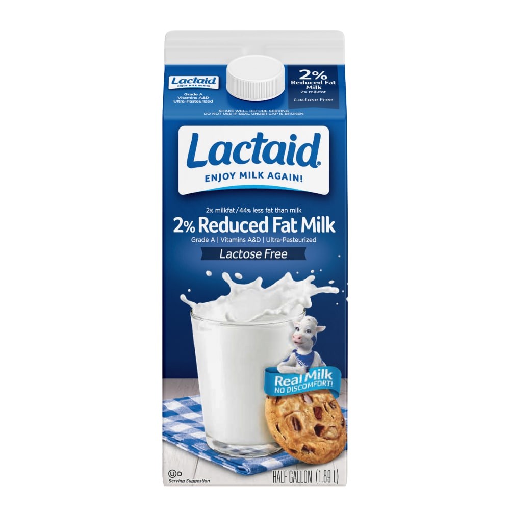 Lactaid Reduced Fat Milk 0.5 GALLON