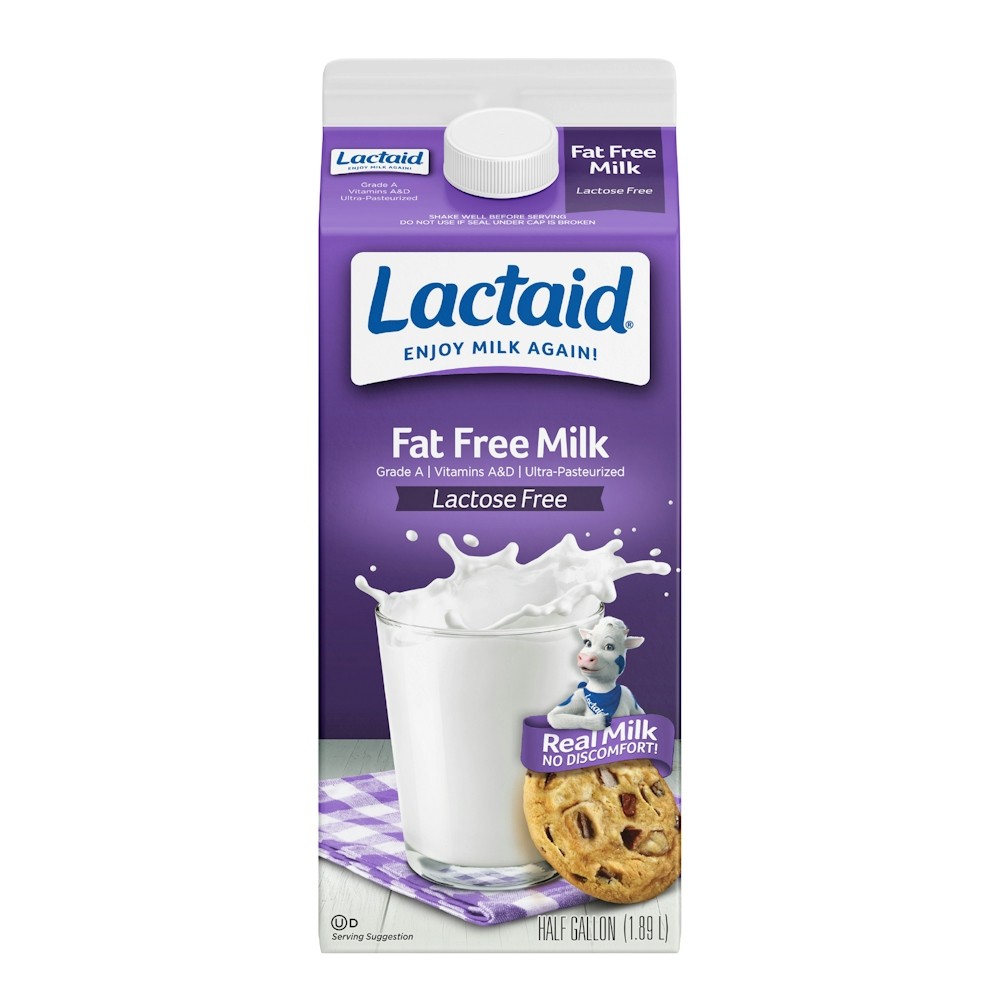LACTAID FF MILK 100  LACTOSE FREE        64 OZ