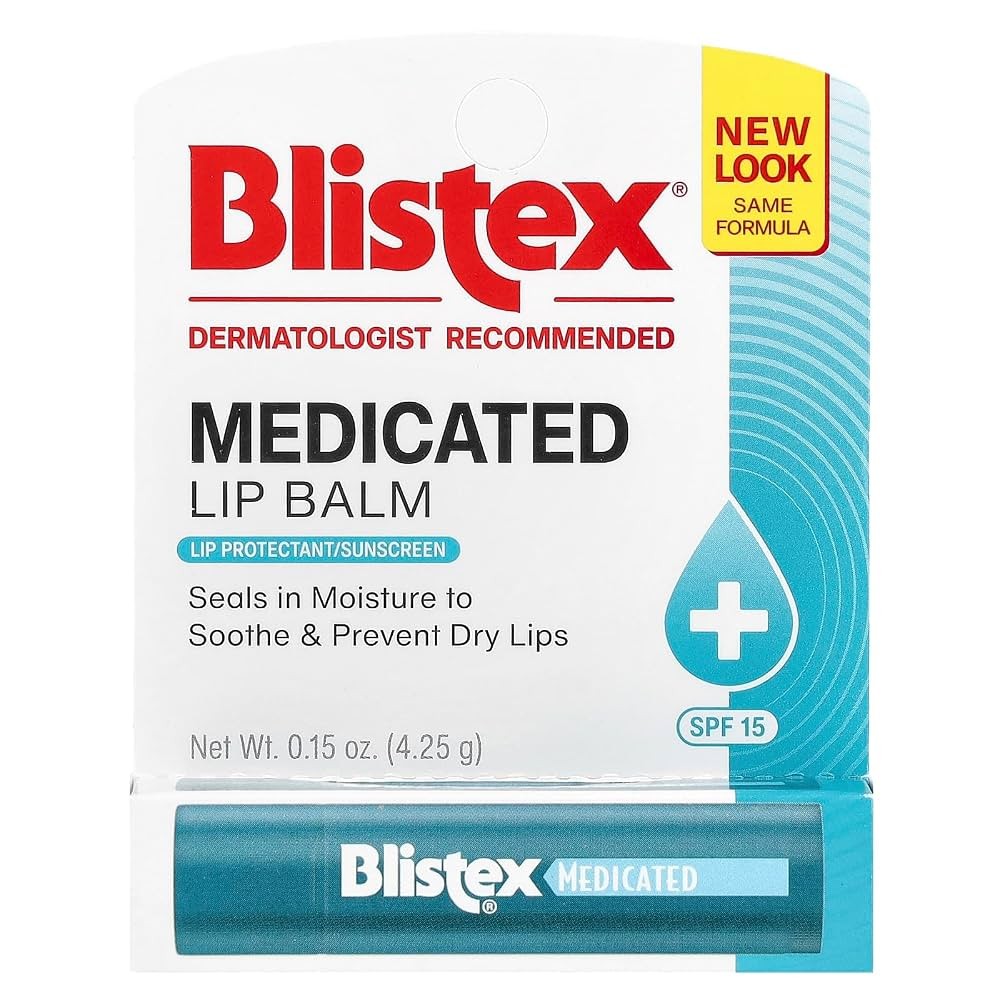 Blistex Medicated Lip Balm, SPF 15 0.15 OZ