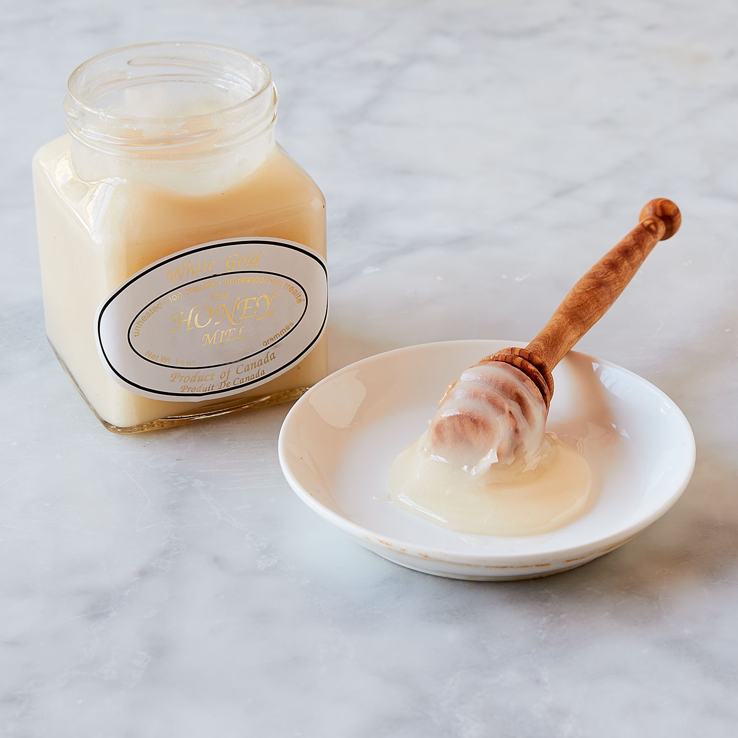 WHITE GOLD RAW HONEY 0.56 Lbs