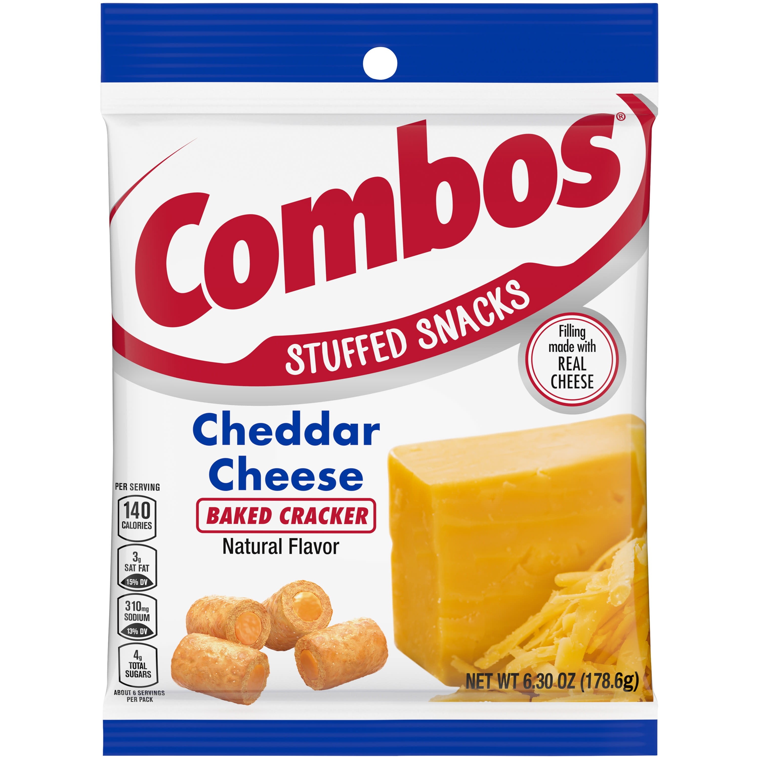 Combos Cheddar Cracker 6.3 Oz