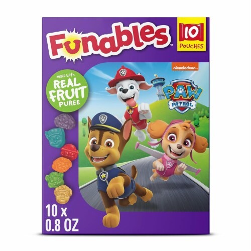 PAW PATROL FRUIT SNACKS                  10 COUNT
