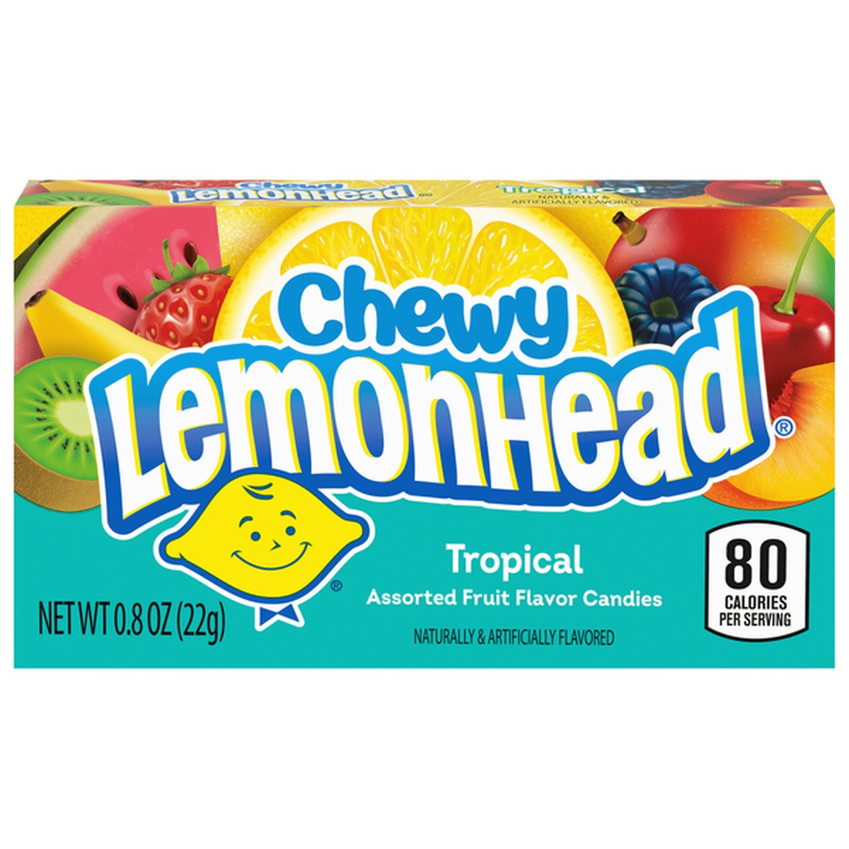 CHEWY LEMONHEAD TROPICAL 1 PACK