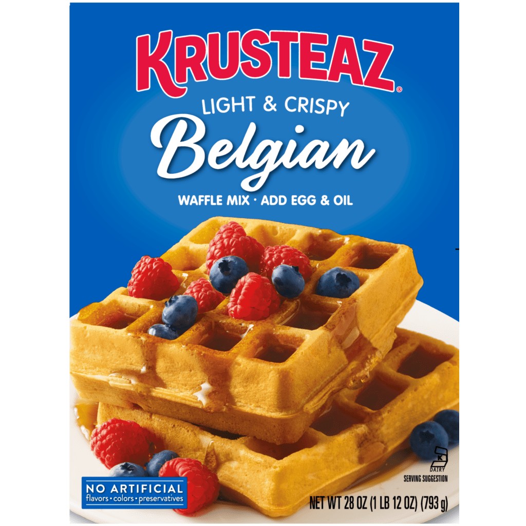 KRUSTEAZ BELGIUM WAFFLE MIX 28 OZ