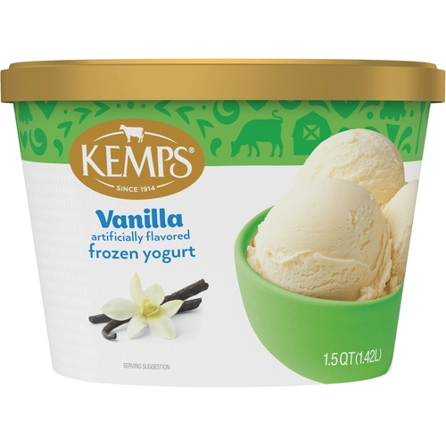 KEMPS VANILLA FROZEN YOGURT              48 OZ
