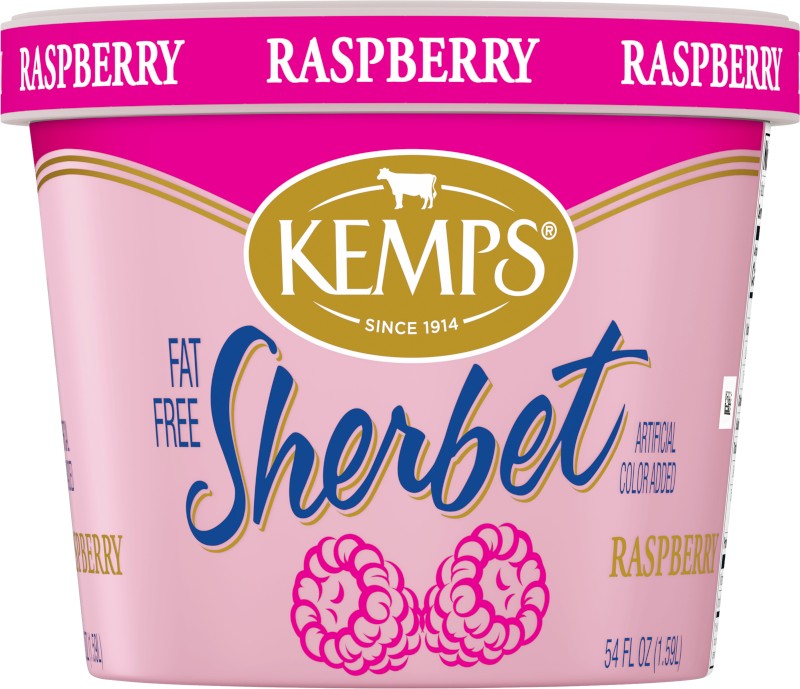 Kemps Raspberry Sherbet 54 Oz