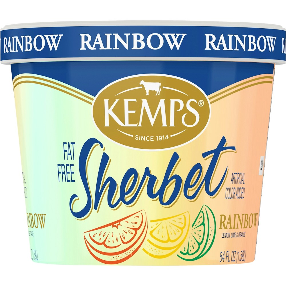 Kemps Rainbow Sherbet 54 Oz