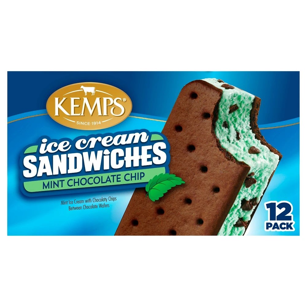 KEMPS MINT CC SANDWICH                   12 PACK