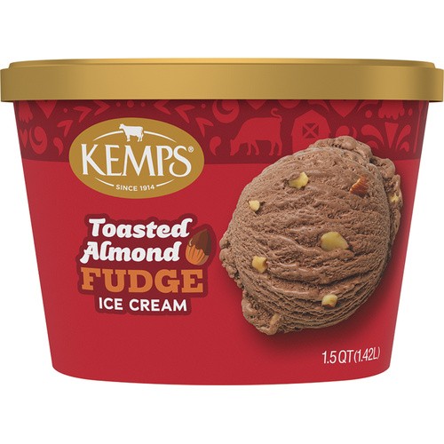 KEMPS TOASTED ALMND FUDGE 48 OZ