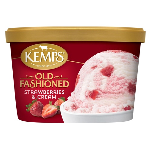 KEMPS ICE CREAM STRAWBERRY&CREAM         1 OZ