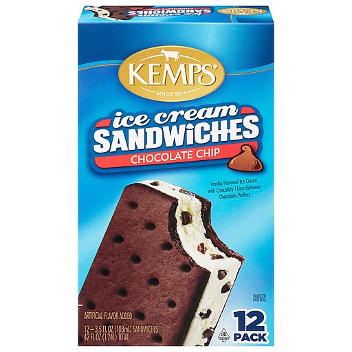 KEMPS CHOCOLATE CHP SANDWICH             12 PACK