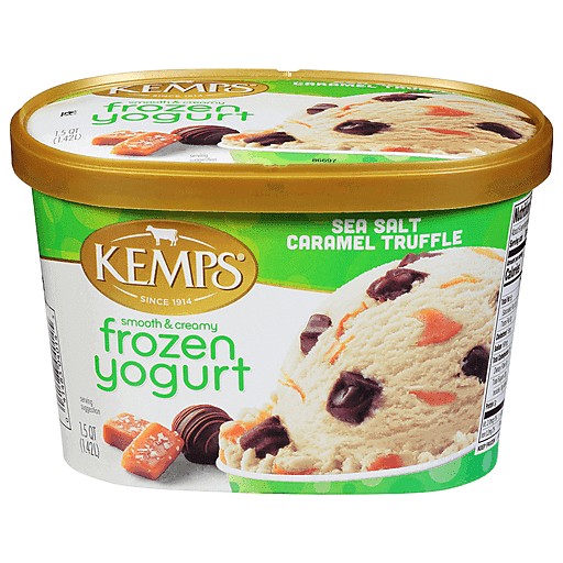 KEMPS FRZN YOGURT SALTED CARAMEL         1 Quart